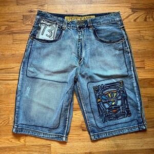 PEPE Jeans London JNCO style shorts waist 40 Vintage Baggy Y2K